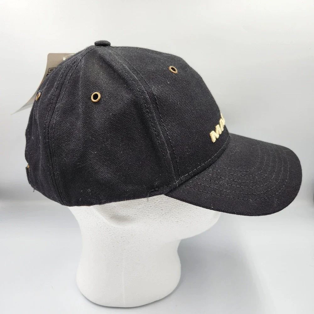 Mack Hat Black Adjustable Strapback Cap Trucks Embroidered Bulldog Logo NWT - Picture 3 of 9